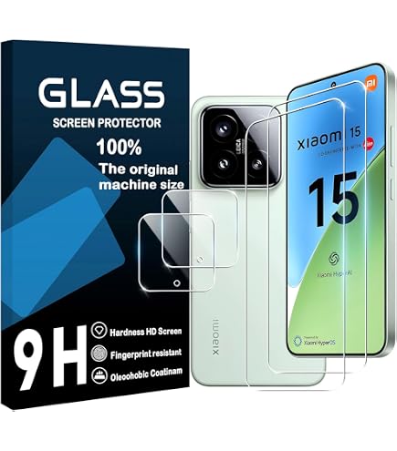 Amazon | HKKAIS【2+2 枚セット】日本製硝子採用 Xiaomi 15 用 ガラス